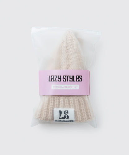 Knitted Care Bucket Hat | ニットケアバケットハット Lazy Styles | Official Online Store